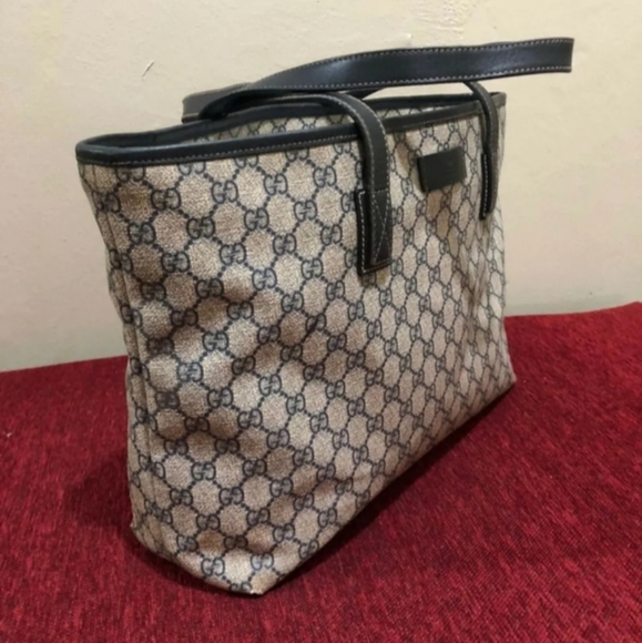 Authentic Gucci 211137 GG Monogram Tote bag - Picture 4 of 7